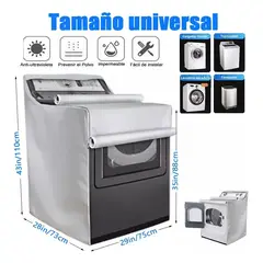 GENERICO - Funda Impermeable para Lavadora y Secadora UV Protegida