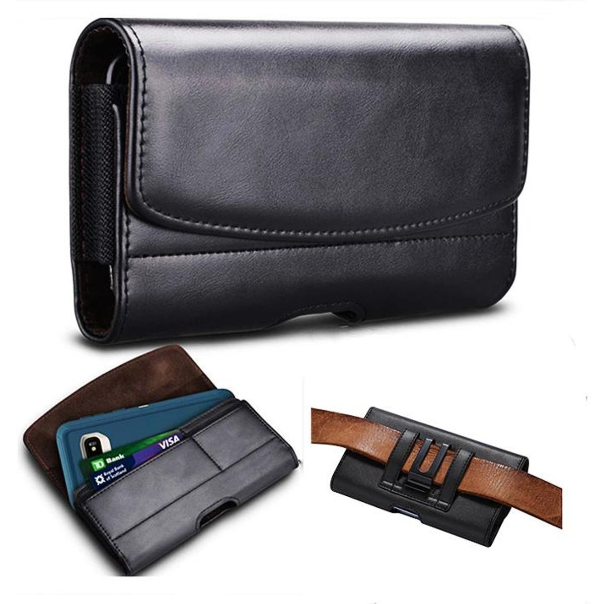 GENERICO - Funda de Piel Sintética para Teléfonos de 57 a 65 pulgadas