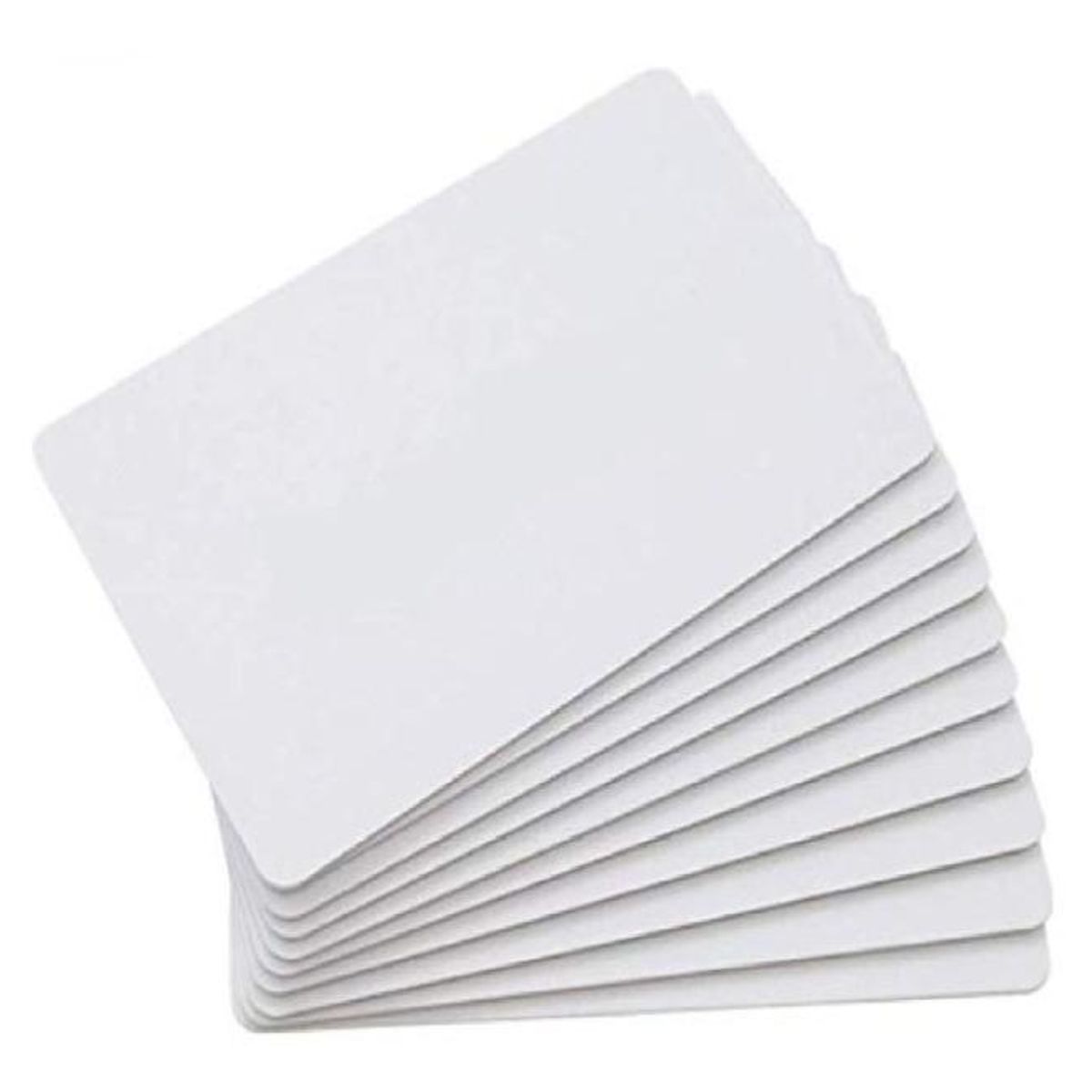 GENERICO - Pack de 50 Tarjetas PVC para Impresoras Inkjet 86x54mm