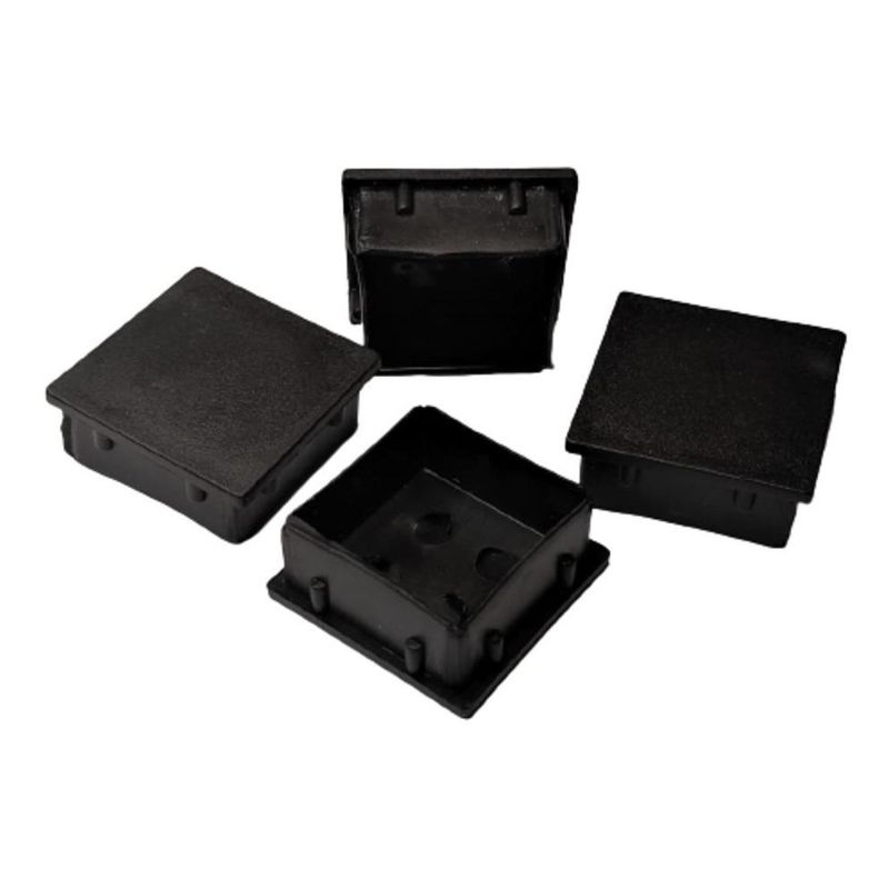 GENERICO - Tapa Polietileno para Perfil Interior 50x50 - Pack 20 Unid