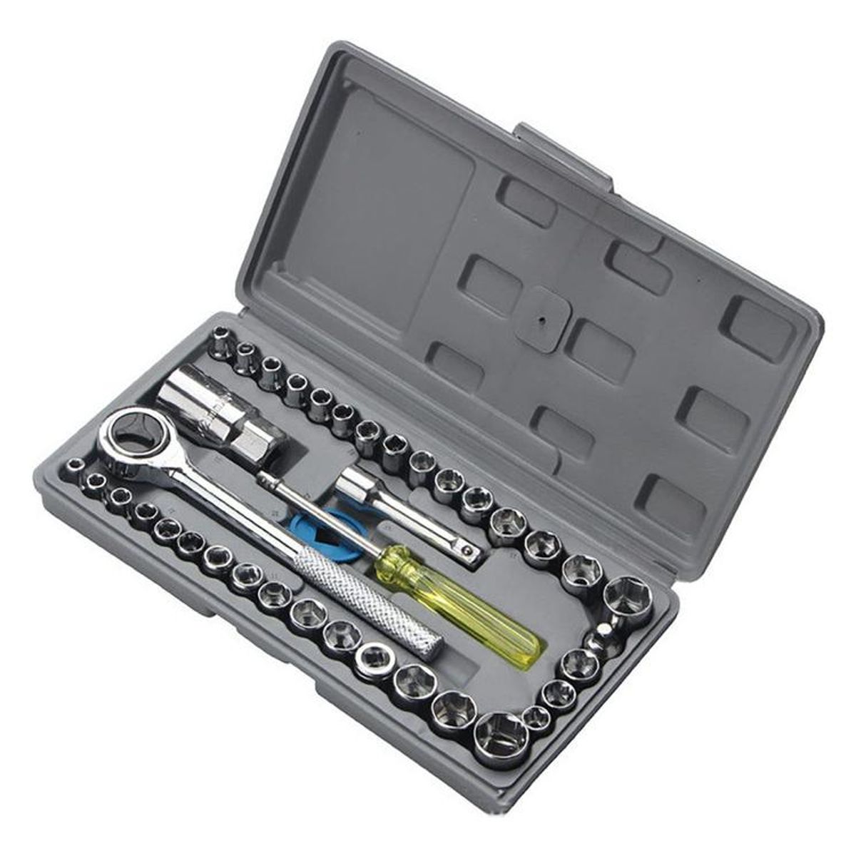 GENERICO - Juego de 40 Llaves Trinquete para Mantenimiento de Vehículos