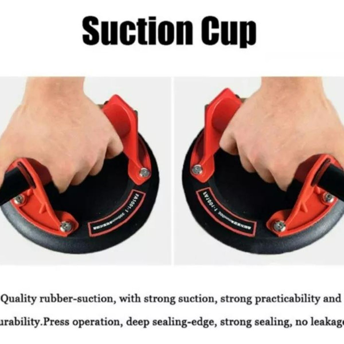 GENERICO - Ventosa Manual para Levantar Vidrio y Cerámica Resistente