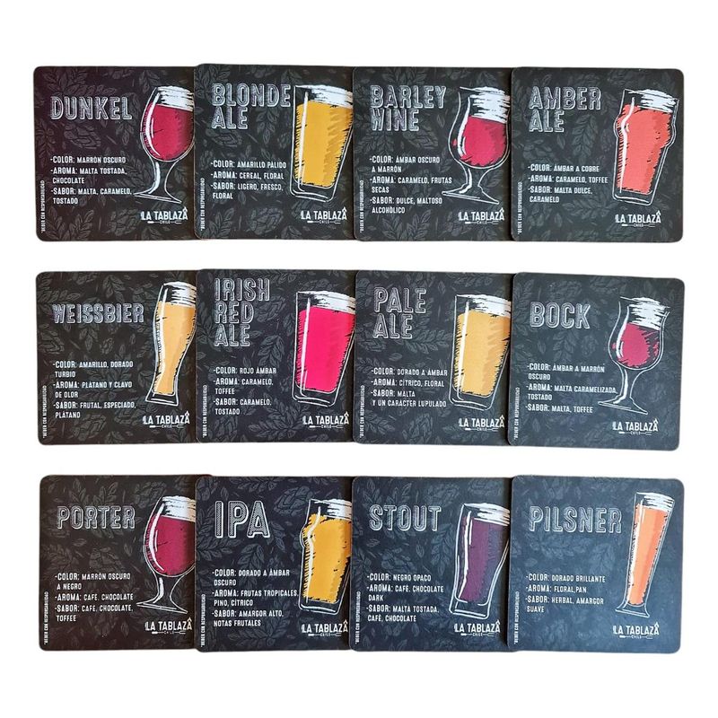 GENERICO - Colección Artística de Posavasos para Cerveza Elegantes