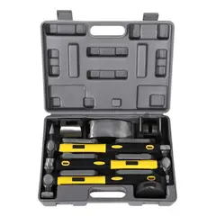 GENERICO - Juego de Martillos Desabolladores con Maleta y Accesorios