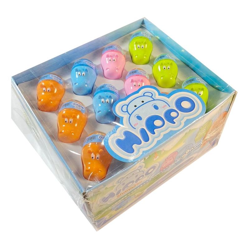 GENERICO - Set de 36 Sacapuntas Hipopótamo Colores para Regalos