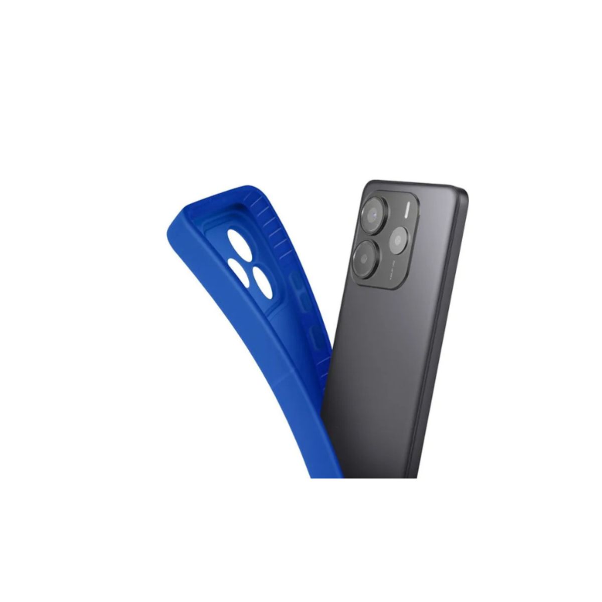 GENERICO - Carcasa Silicona Color Para Redmi Note 14 5G - Azul Rey