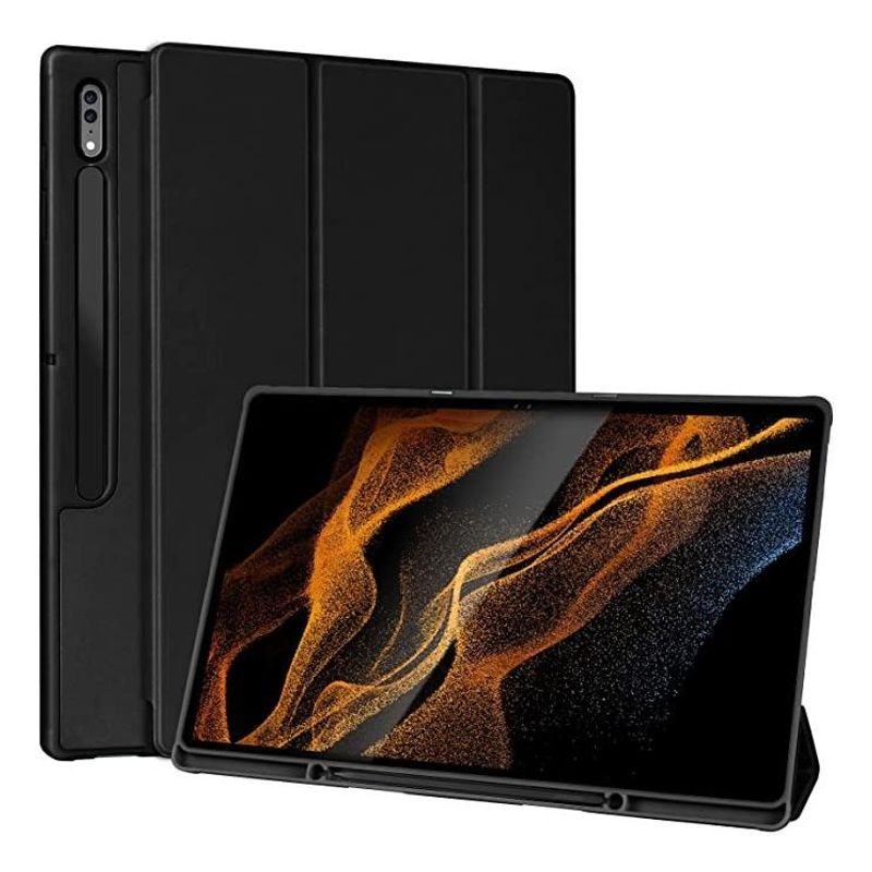 GENERICO - Funda Protectora con Soporte y Porta Lápiz para Galaxy Tab S