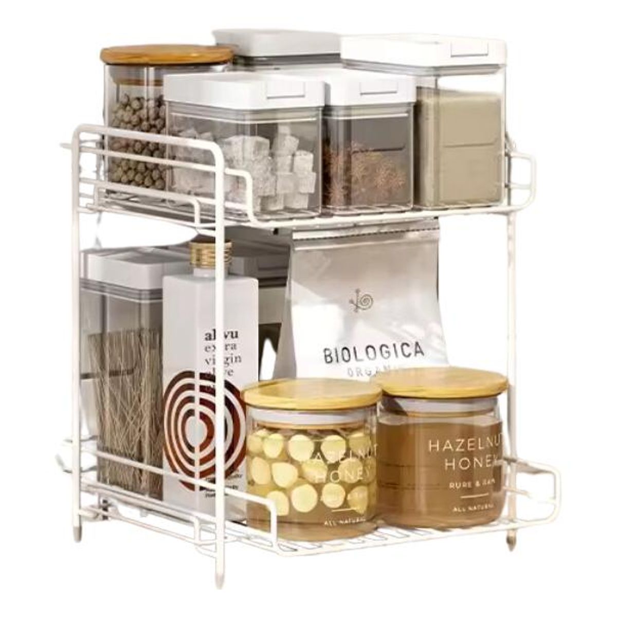 GENERICO - Organizador Multiuso de Acero para Hogar y Jardín