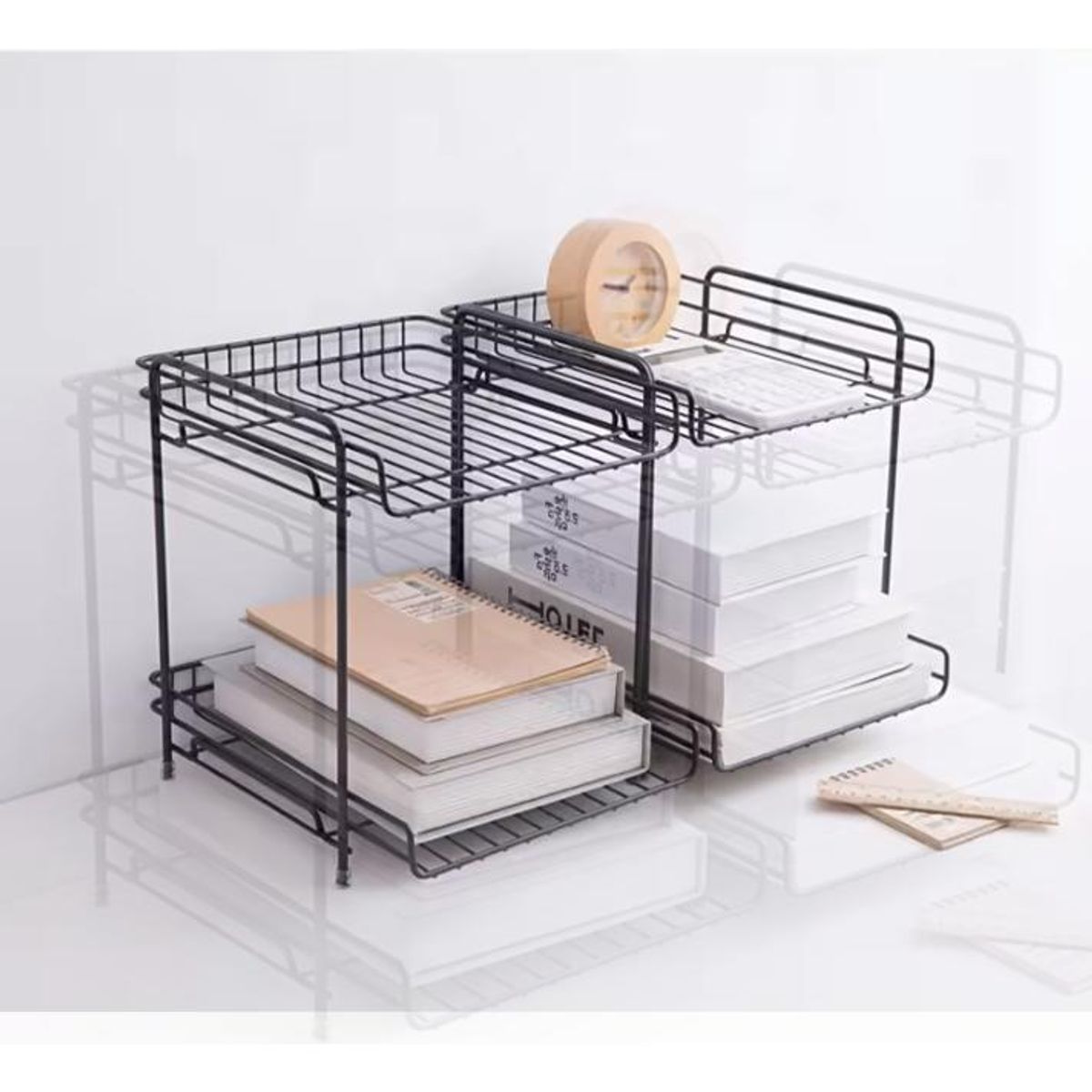 GENERICO - Organizador Multiuso de Acero para Hogar y Jardín