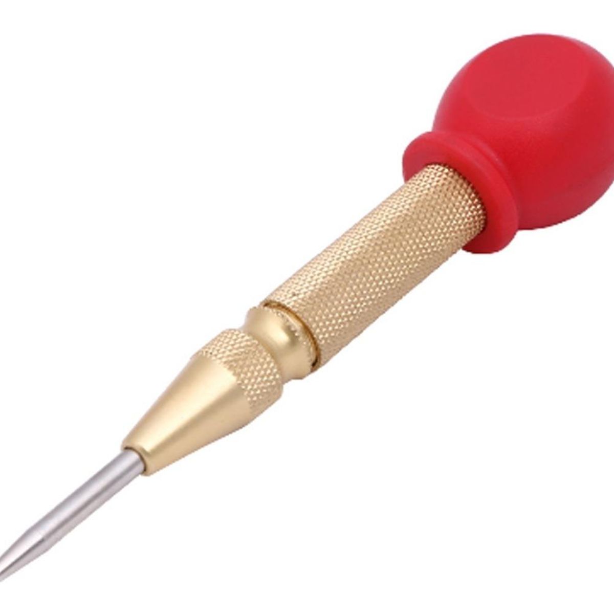 GENERICO - Punzón Central Automático de Acero para Perforaciones Rápidas