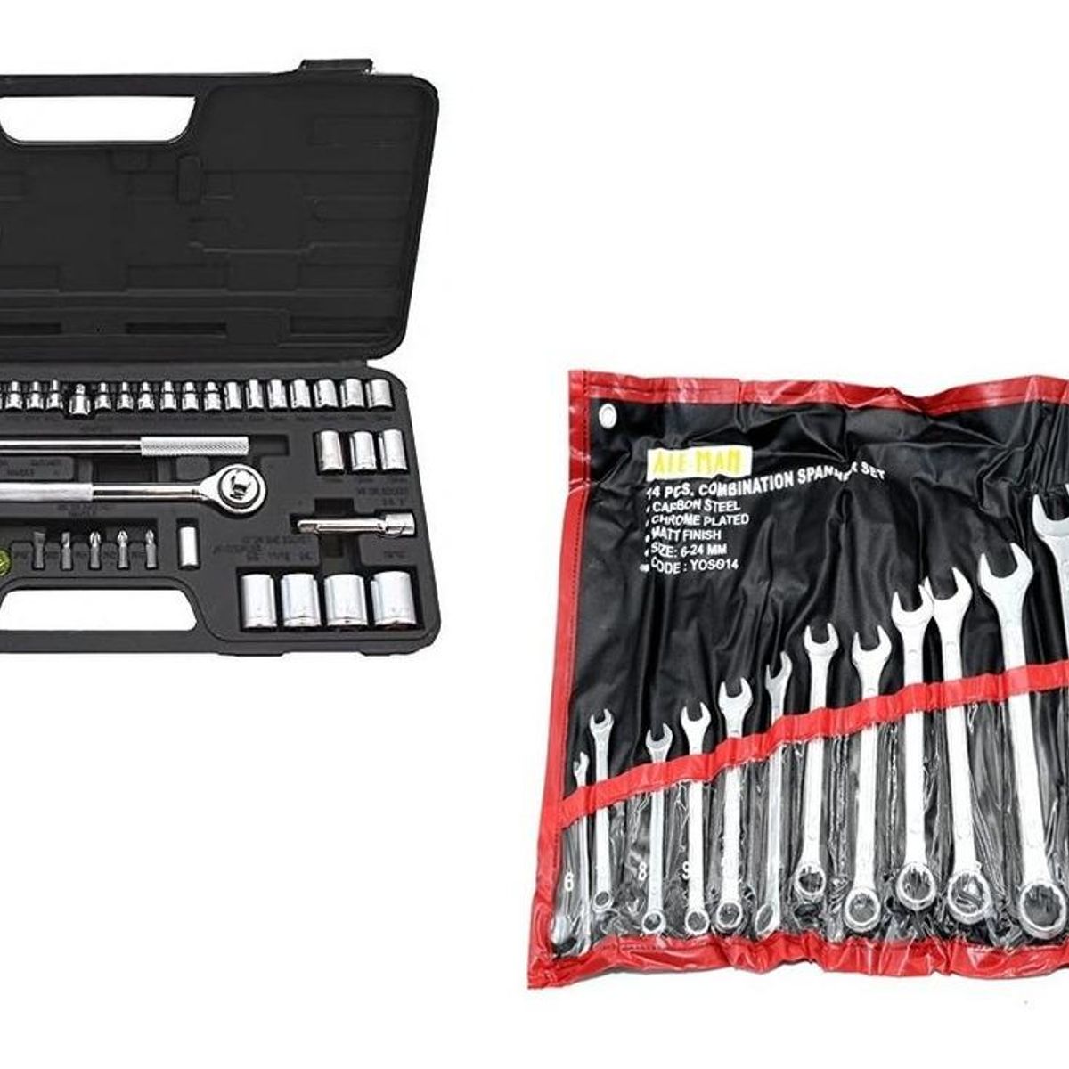 GENERICO - Kit Completo de Llaves y Dados para Hogar y Vehículos