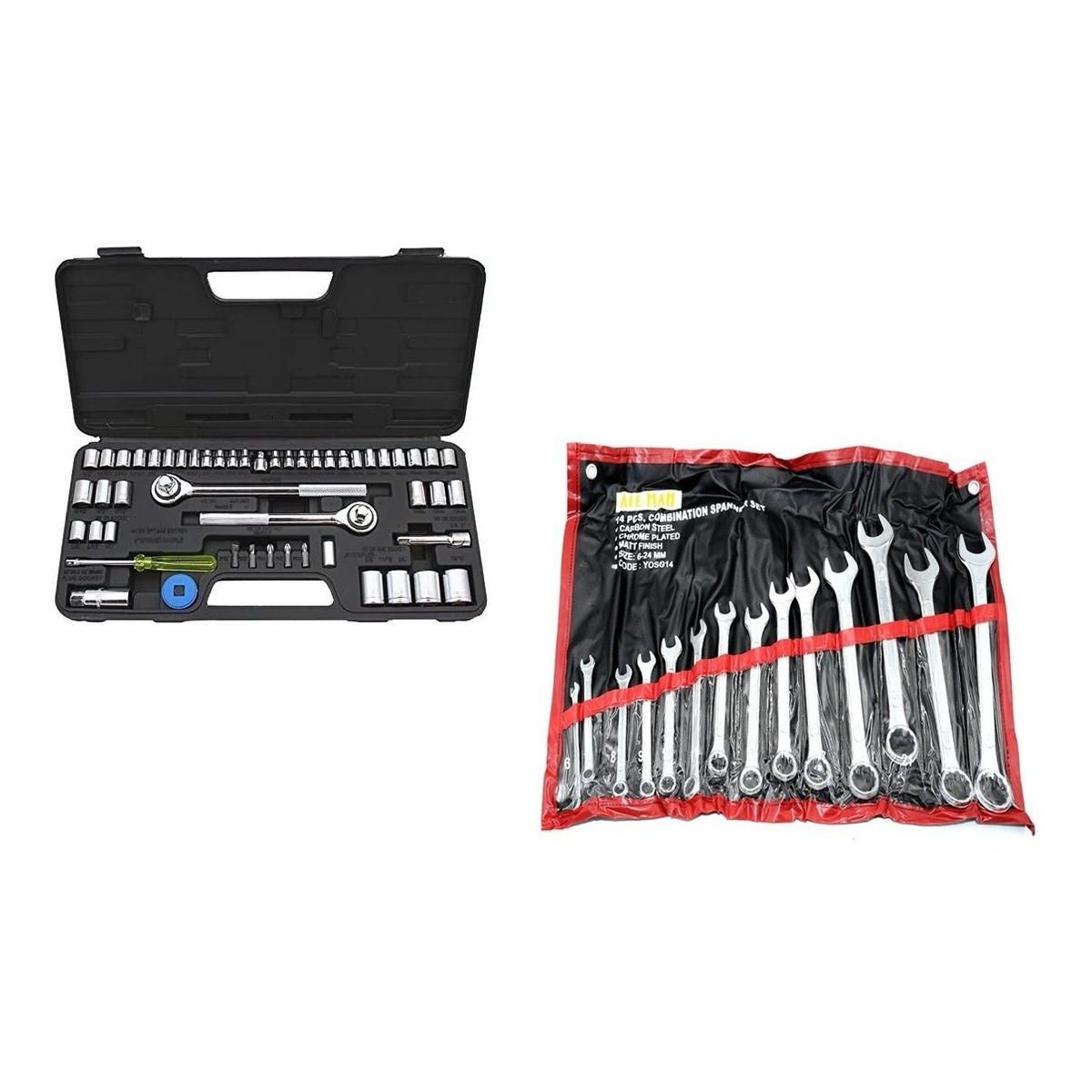 GENERICO - Kit Completo de Llaves y Dados para Hogar y Vehículos