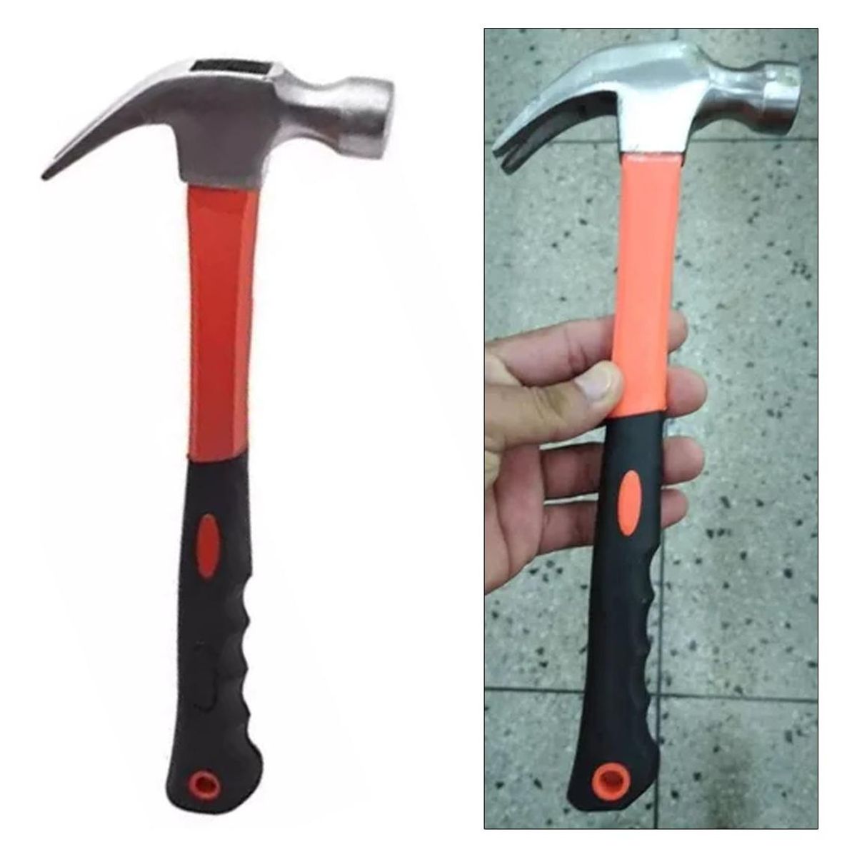 GENERICO - Martillo de Carpintero 24oz con Mango Antideslizante TPR