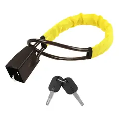 GENERICO - Bloqueo Antirrobo Universal para Volante y Cinturones de Seguridad