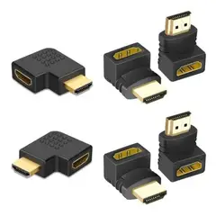 GENERICO - Adaptadores HDMI de 90° y 270° para espacio limitado 4K