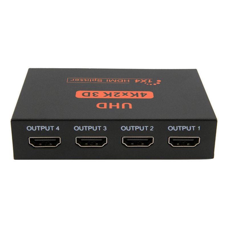 GENERICO - Divisor HDMI Activo 1x4 1080p 10m Audio y Video Fácil