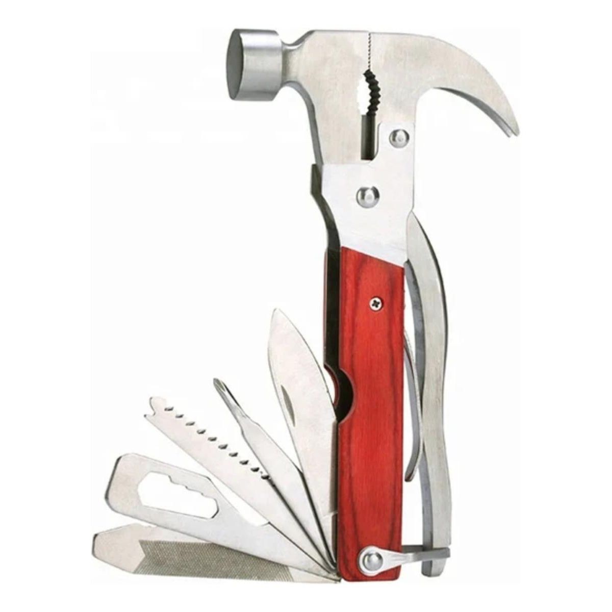 GENERICO - Martillo Alicate Multifuncional de Acero Inoxidable Compacto