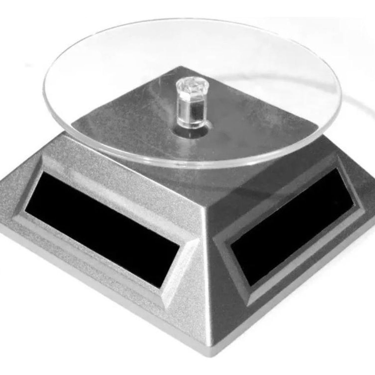 GENERICO - Vitrina Giratoria Solar o a Pilas para Exhibición de Objetos