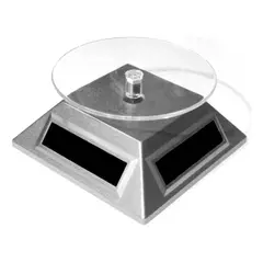 GENERICO - Vitrina Giratoria Solar o a Pilas para Exhibición de Objetos