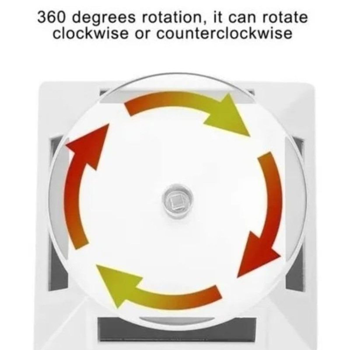 GENERICO - Vitrina Giratoria Solar o a Pilas para Exhibición de Objetos