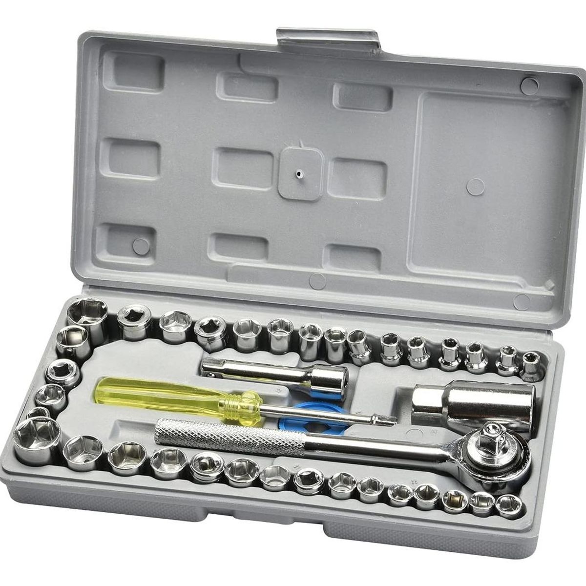 GENERICO - Juego Completo de 40 Dados para Herramientas Mecánicas