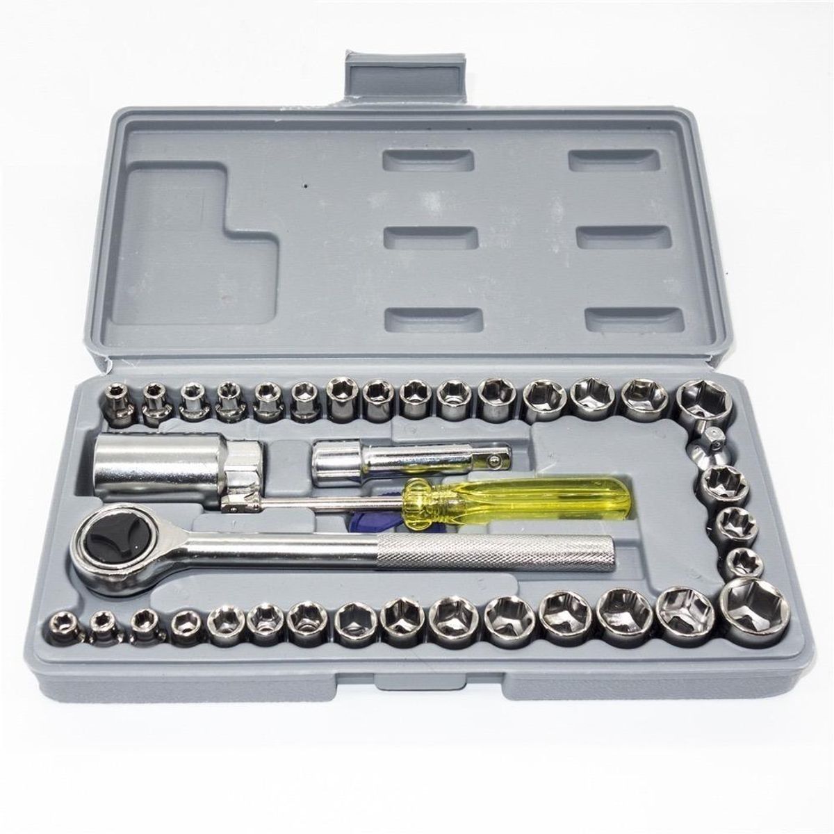 GENERICO - Juego Completo de 40 Dados para Herramientas Mecánicas