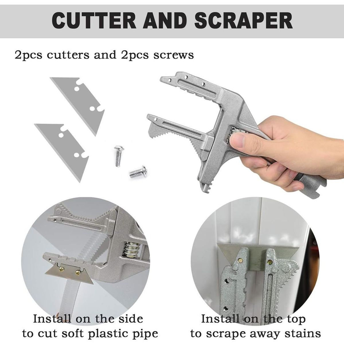 GENERICO - Llave Ajustable 6-75 mm Ideal para Fontanería y Tuberías