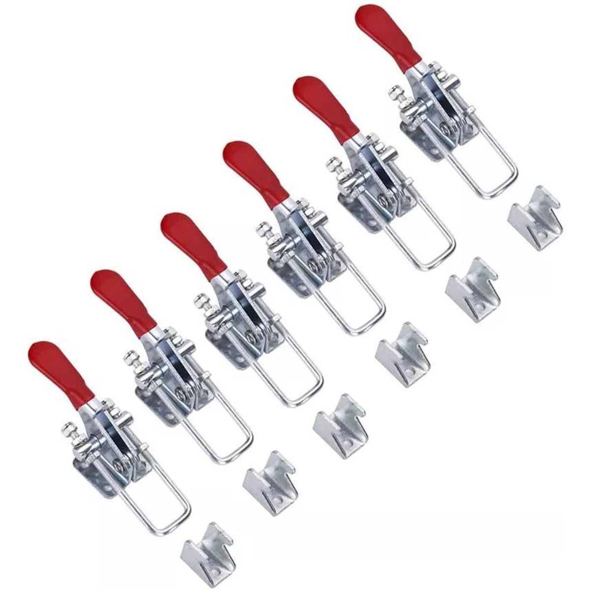 GENERICO - Juego de 6 Abrazaderas de Palanca con Liberación Rápida