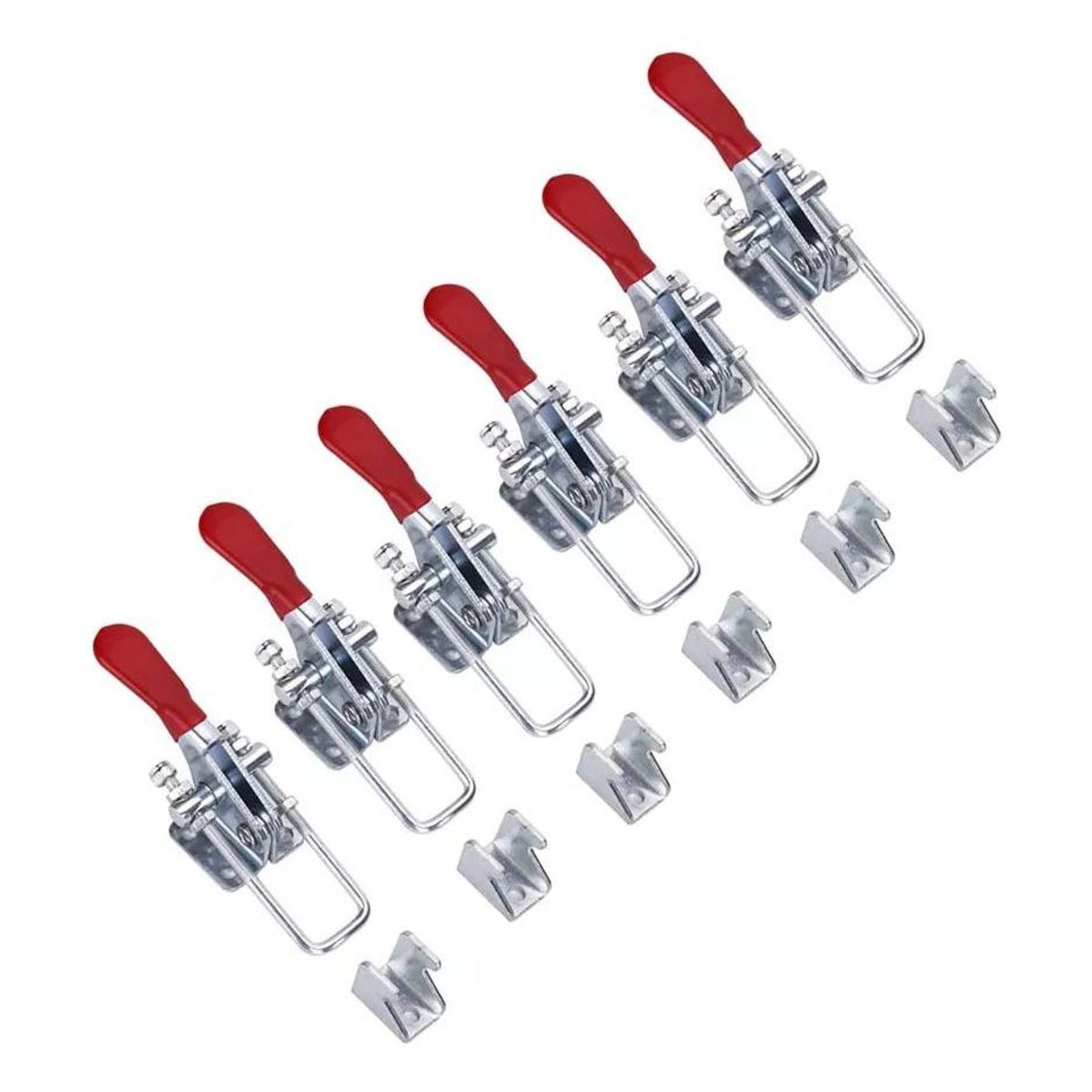 GENERICO - Juego de 6 Abrazaderas de Palanca con Liberación Rápida