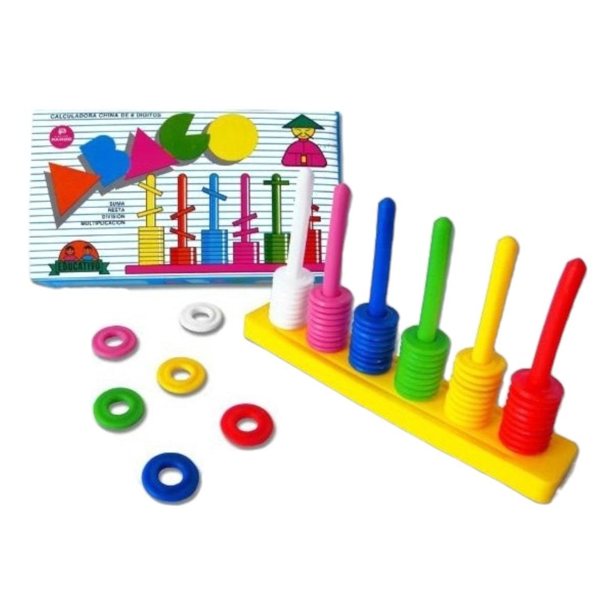 GENERICO - Ábaco Educativo de 6 Dígitos para Aprendizaje Matemático
