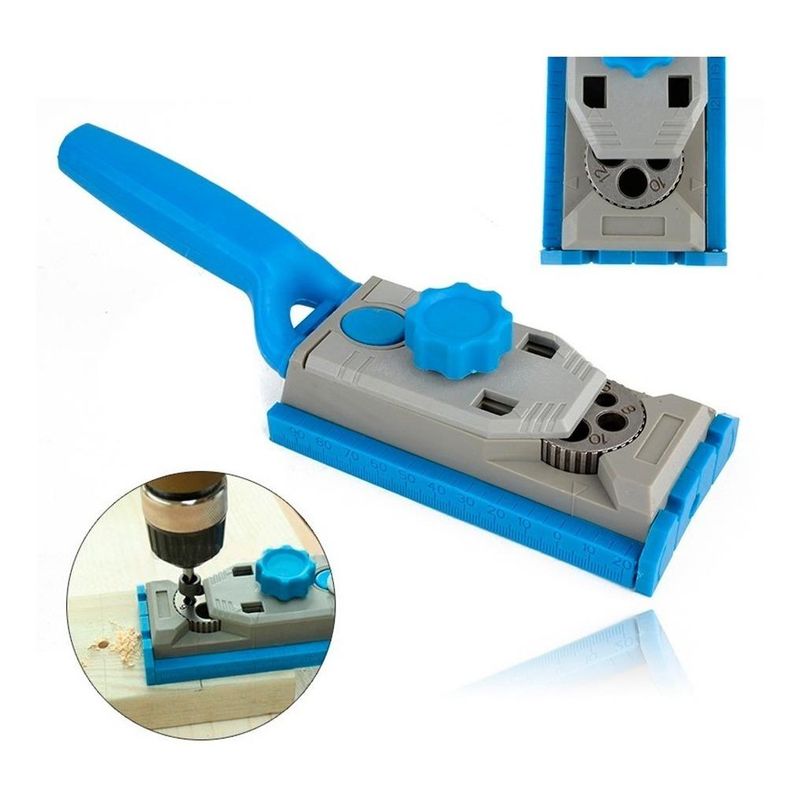 GENERICO - Guía Celeste para Tarugos de Madera Universal 6-12 mm