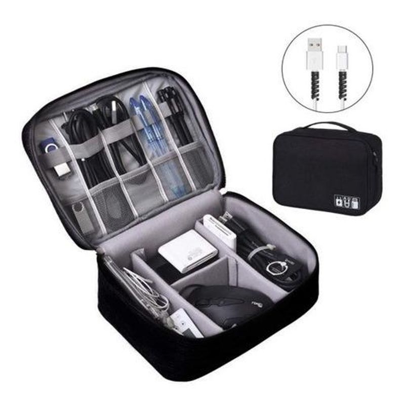 GENERICO - Bolso Organizativo para Cables y Accesorios de Viaje