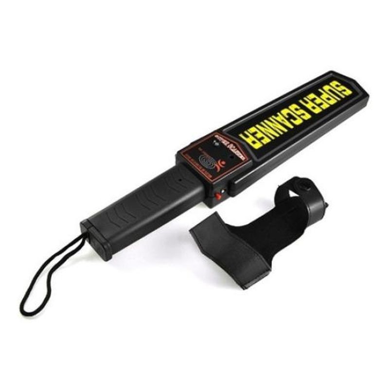 GENERICO - Detector de Metales Portátil con Alarma y Luz de Aviso