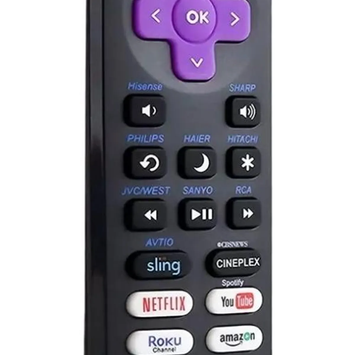 GENERICO - Control Remoto Universal para Smart TV con Accesos Rápidos