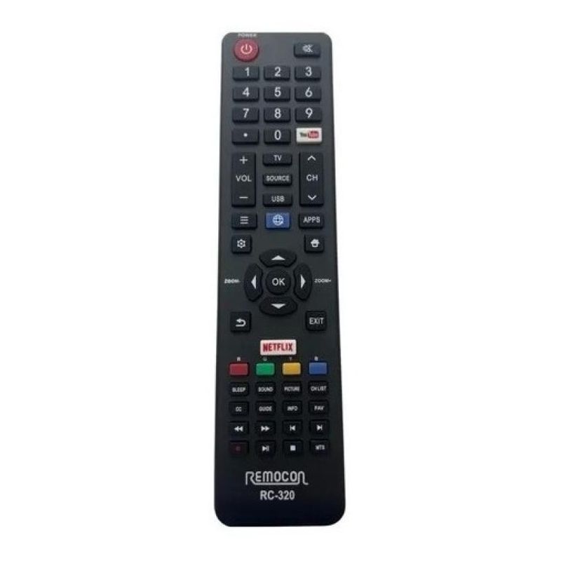 GENERICO - Control Remoto Universal para TV sin Configuración Rápido