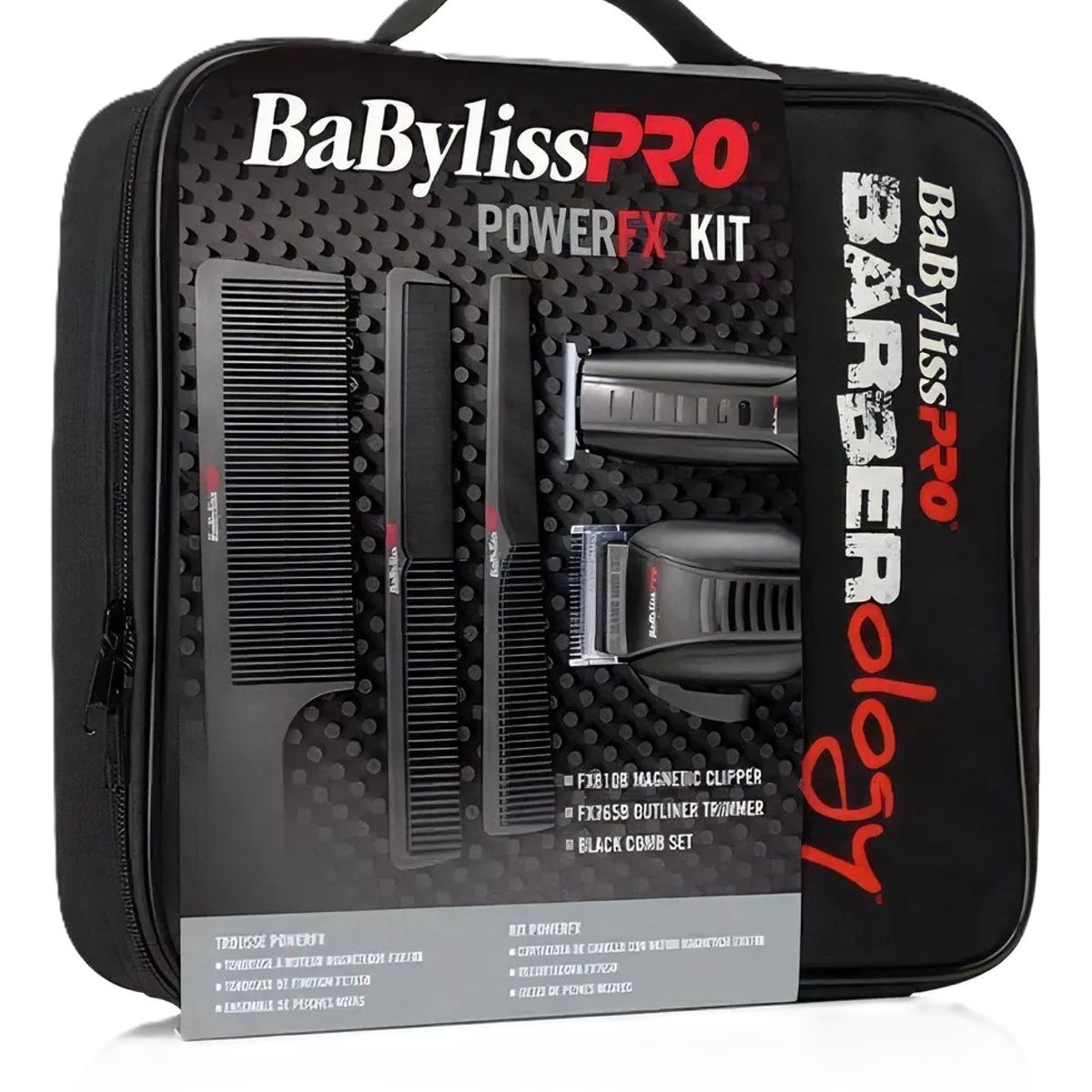 BABYLISS PRO - Máquinas Babyliss Kit Clipper Trimmer Power BCBKUZ