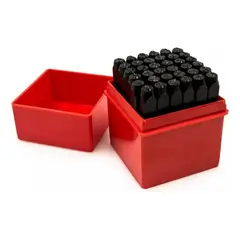 GENERICO - Juego de Marcado de Letras y Números en Acero 36 Piezas