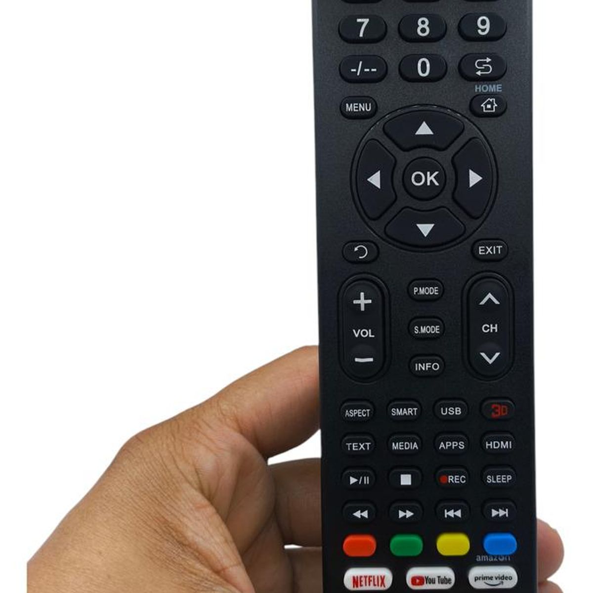 GENERICO - Control Remoto Universal para TV con Botones de Streaming