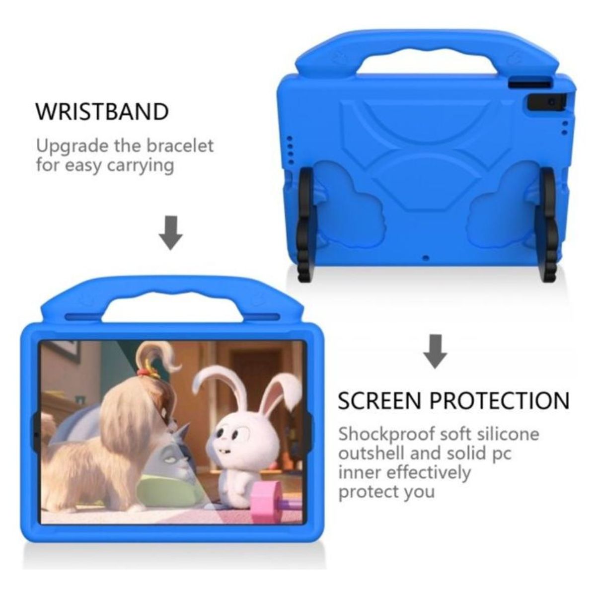 GENERICO - Funda Infantil Antigolpes para Tablet de 11 Goma EVA