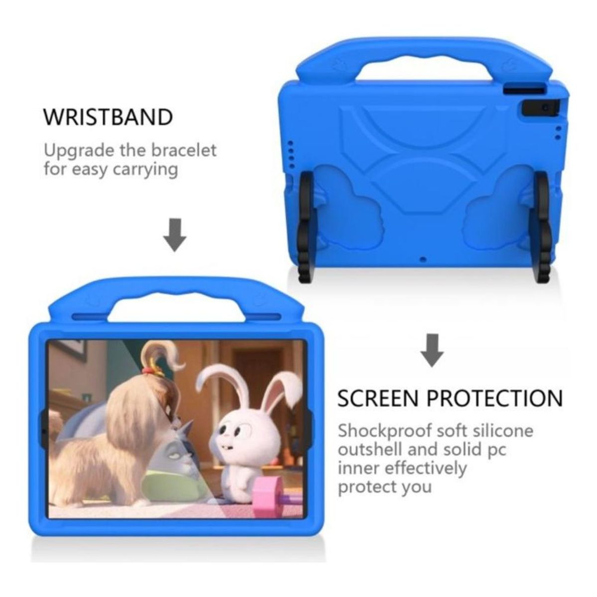 GENERICO - Funda Infantil Antigolpes para Tablet de 11 Goma EVA