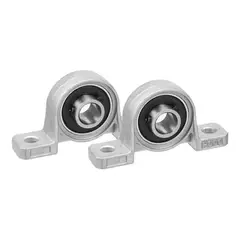 GENERICO - Soporte de Cojinete con Rodamiento 10mm Paquete 2 Un