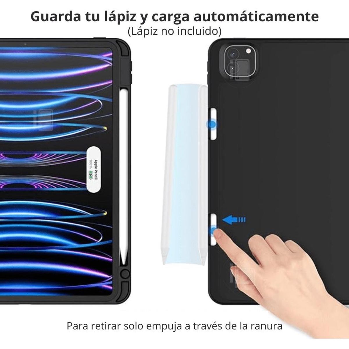 GENERICO - Funda Imantada para iPad Pro 11 con Soporte y Protección