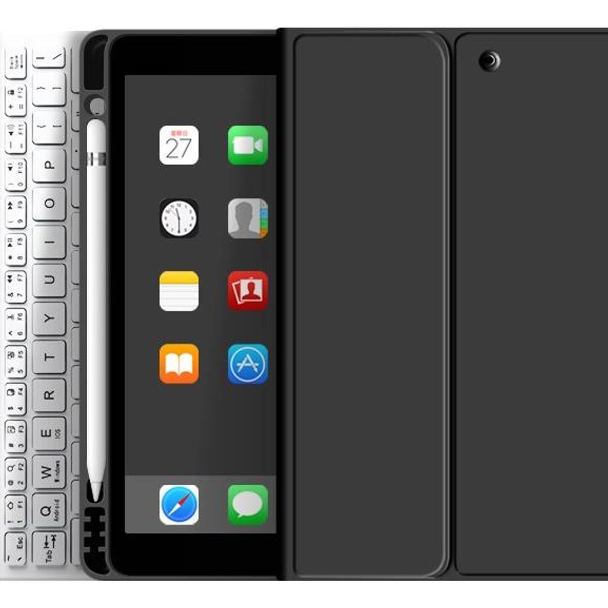 GENERICO - Funda Protectora con Teclado y Ranura para Apple Pencil