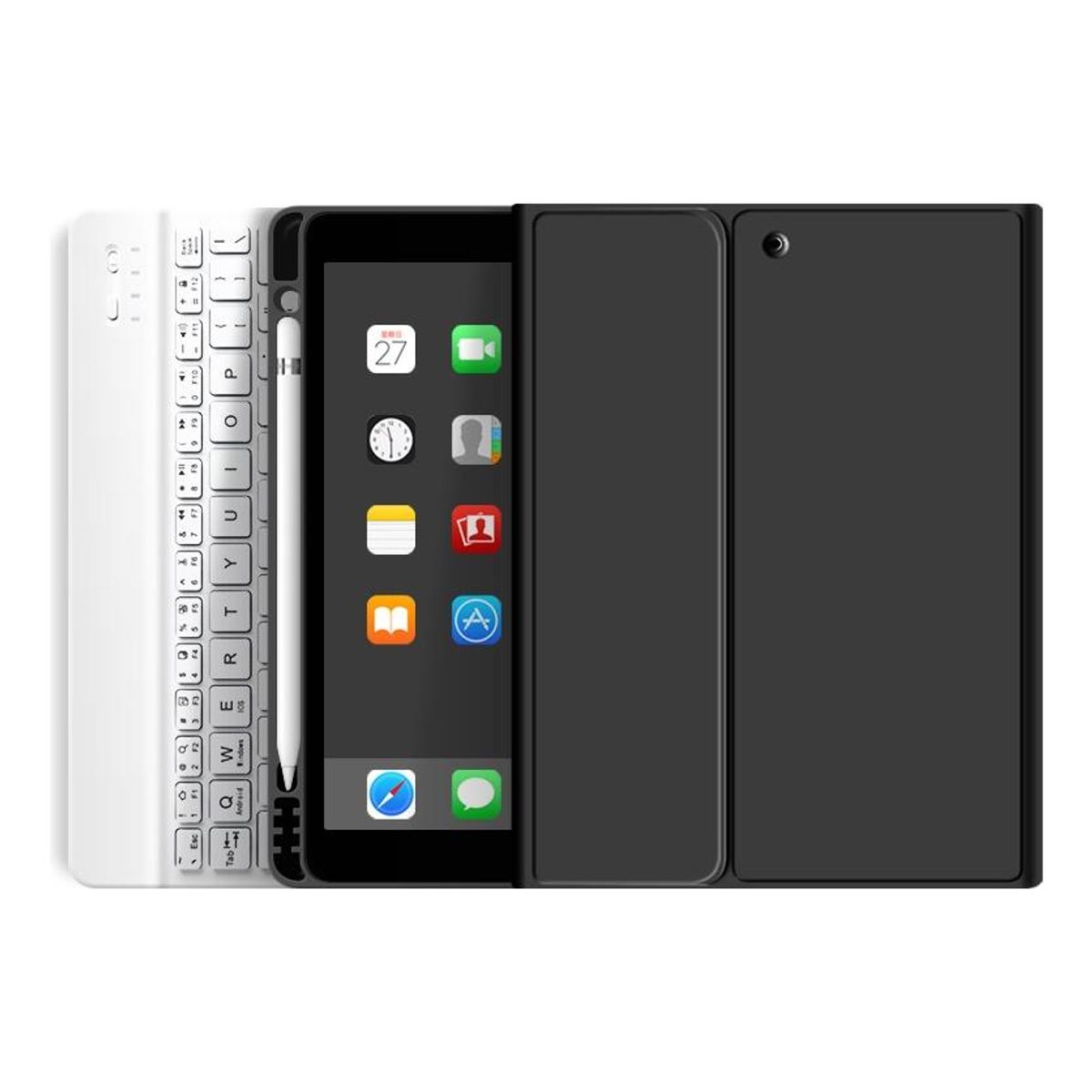 GENERICO - Funda Protectora con Teclado y Ranura para Apple Pencil