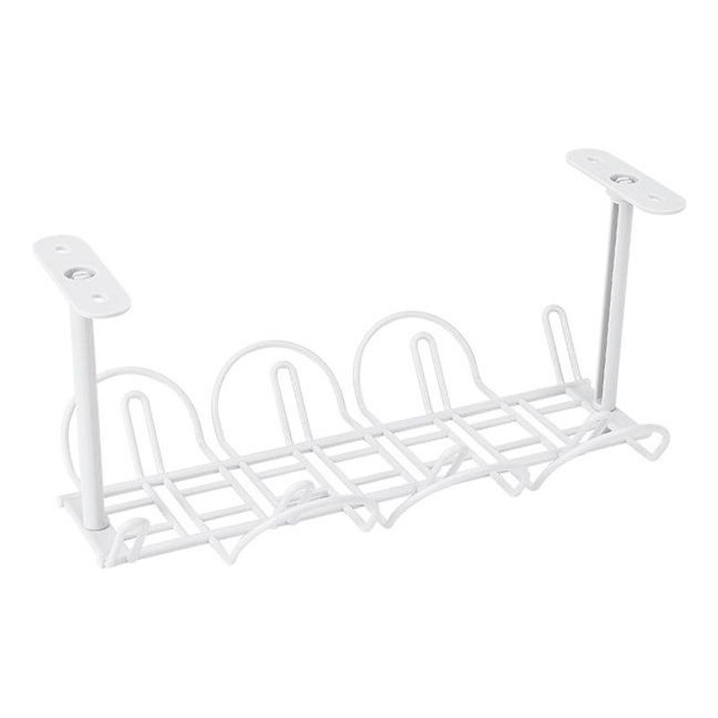 GENERICO - Organizador Autoadhesivo de Cables para Mesa y Oficina