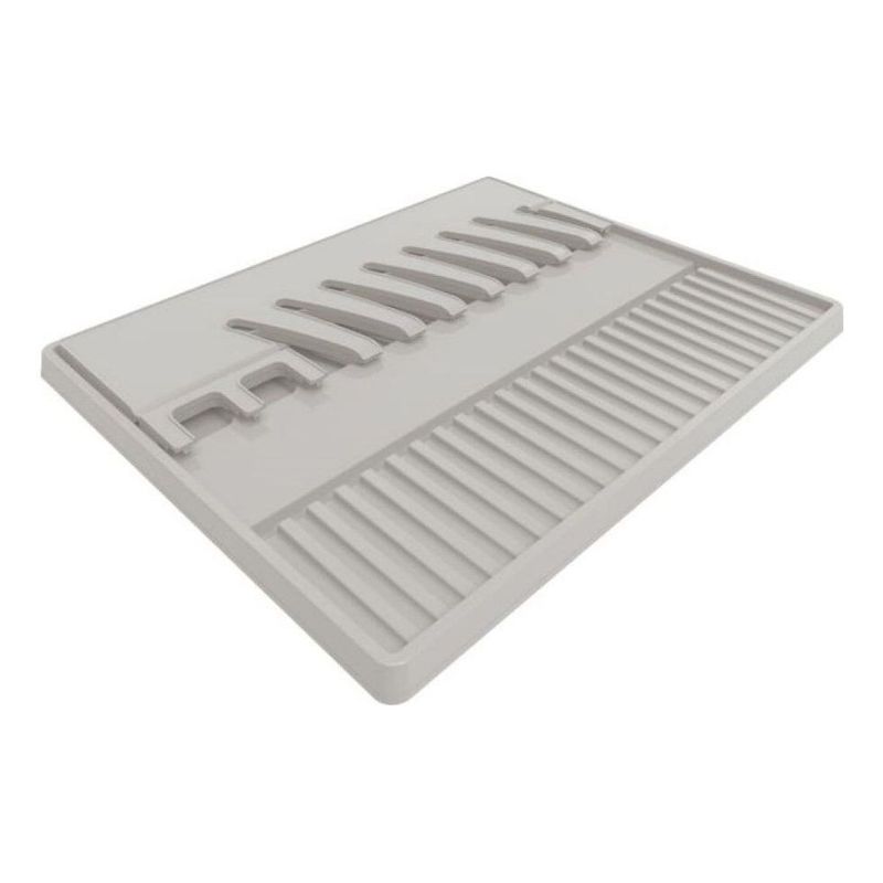 GENERICO - Escurridor Plegable para Platos con Cesto y Soportes