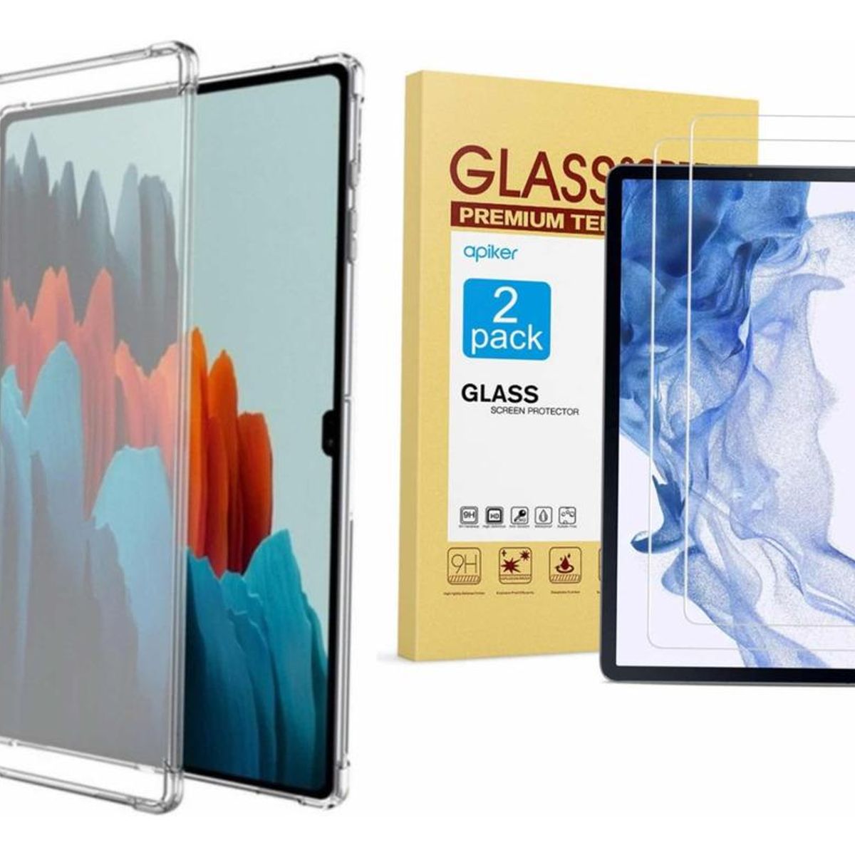 GENERICO - Carcasa Transparente Anti Shock para Tablet de 124 Pulgadas