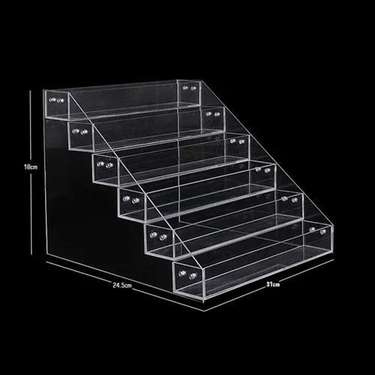 GENERICO - Organizador Acrílico Transparente para 48 Esmaltes de Uñas