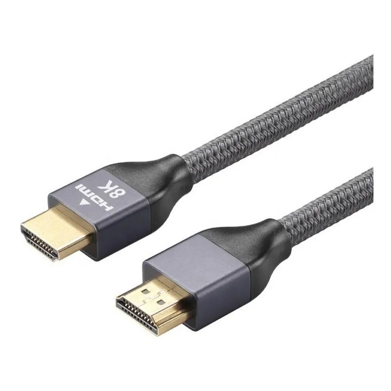 GENERICO - Cable HDMI 2m 8K 4K a 144Hz con Conectores de Oro 48 Gbps