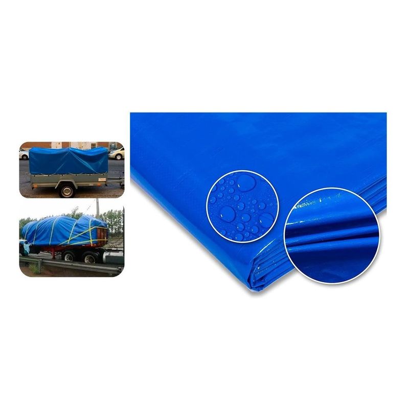 GENERICO - Lona Impermeable Multiuso 3x4 para Protección y Refugio